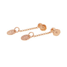 将图像加载到图库查看器中，HERMES Gambade Clous de Sel Earrings DiamondH216532B 00 18K Pink Gold
