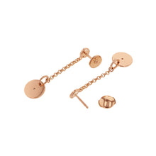 将图像加载到图库查看器中，HERMES Gambade Clous de Sel Earrings DiamondH216532B 00 18K Pink Gold
