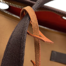 将图像加载到图库查看器中，HERMES Dog Carrier Bag Feu Toile H
