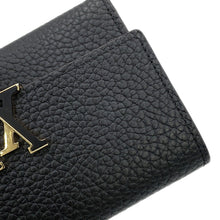 Load image into Gallery viewer, LOUIS VUITTON Portefeuille Capucine Compact Noir/Hot pinkM62157 Taurillon Leather

