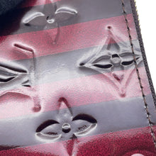 将图像加载到图库查看器中，LOUIS VUITTON Zippy Coin Purse Amarante/Rouge FauvisteM91719 Monogram Vernis Leather Rayures
