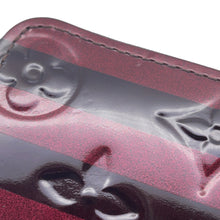 将图像加载到图库查看器中，LOUIS VUITTON Zippy Coin Purse Amarante/Rouge FauvisteM91719 Monogram Vernis Leather Rayures
