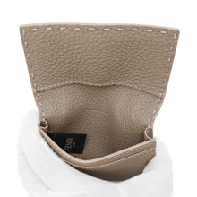 Load image into Gallery viewer, FENDI Peekaboo Selleria Card Case Greige8M0501 Leather
