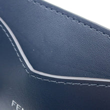 Load image into Gallery viewer, FENDI Zucca Pattern Pass Case Black/Brown7AR911 Leather/PVC Coated Canvas
