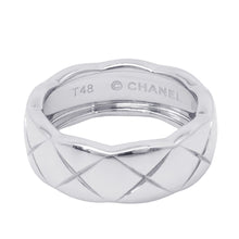 Load image into Gallery viewer, CHANEL Coco Crush Ring Medium Size 48/#8J10570 18K White Gold

