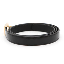 将图像加载到图库查看器中，GUCCI Interlocking G slim belt Size 90 Black598106 Leather
