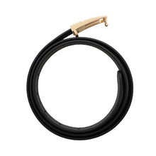 将图像加载到图库查看器中，GUCCI Interlocking G slim belt Size 90 Black598106 Leather
