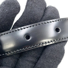 将图像加载到图库查看器中，GUCCI Interlocking G slim belt Size 90 Black598106 Leather
