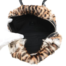 将图像加载到图库查看器中，Givenchy Pandora Bag Leopard Brown/BlackBK50CBK1UK Goatskin Leather Faux Fur Size S
