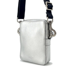 Load image into Gallery viewer, Valentino Garavani ★VLTN Shoulder Bag Silver Leather
