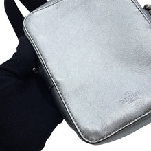Load image into Gallery viewer, Valentino Garavani ★VLTN Shoulder Bag Silver Leather
