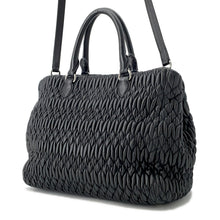 Load image into Gallery viewer, MIUMIU Matelasse Nappa Crystal 2WAYBag BlackRN0958 Leather Rhinestone
