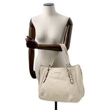 将图像加载到图库查看器中，PRADA Tote Bag Ivory Leather
