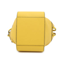 将图像加载到图库查看器中，LOEWE Hammock Drawstring 2WayShoulder Yellow314.12.V07 Calf Leather Size Mini
