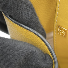 将图像加载到图库查看器中，LOEWE Hammock Drawstring 2WayShoulder Yellow314.12.V07 Calf Leather Size Mini
