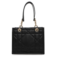将图像加载到图库查看器中，Dior ArchiCannage Essential Tote BlackM8720OZVJ Leather Size Small
