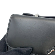 将图像加载到图库查看器中，GUCCI Petit GGShoulder Black739722 Leather Size Mini
