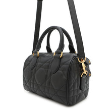 将图像加载到图库查看器中，Dior Macrocannage Dior Groove 20 Bag BlackM1364UBOL_M900 Calf Leather Size Small
