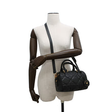 将图像加载到图库查看器中，Dior Macrocannage Dior Groove 20 Bag BlackM1364UBOL_M900 Calf Leather Size Small
