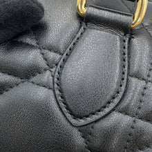 将图像加载到图库查看器中，Dior Macrocannage Dior Groove 20 Bag BlackM1364UBOL_M900 Calf Leather Size Small
