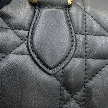 将图像加载到图库查看器中，Dior Macrocannage Dior Groove 20 Bag BlackM1364UBOL_M900 Calf Leather Size Small

