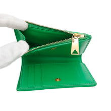 Load image into Gallery viewer, Bottega Veneta INTRECCIATO Cassette Compact Wallet Parakeet706010 Calf Leather
