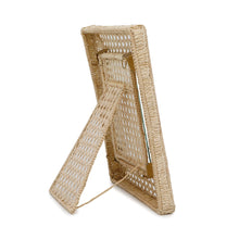 Load image into Gallery viewer, Dior Photo frame Beige/Green Rattan Glass
