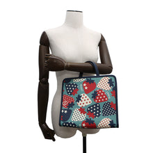 Load image into Gallery viewer, GUCCI ★Children's Higuchi Yuko 2-way tote bag Blue630542 PVC Leather
