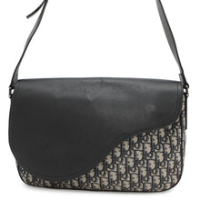 Load image into Gallery viewer, Dior Oblique Saddle Messenger Navy/Beige1ADME133YKS_H27E Jacquard Leather
