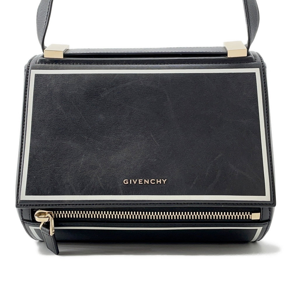 Givenchy ★Pandora Box Shoulder Bag Black Leather
