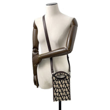 Load image into Gallery viewer, Valentino Garavani Toile Iconograph 2WAYBag Beige/Dark Brown/Black Fabric Leather
