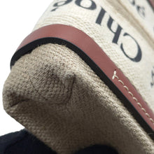 Load image into Gallery viewer, Chloe Woody 2wayShoulder Beige/BrownCHC22AP235I26 Canvas Leather Size Nano
