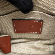 Load image into Gallery viewer, Chloe Woody 2wayShoulder Beige/BrownCHC22AP235I26 Canvas Leather Size Nano
