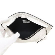 Load image into Gallery viewer, LOEWE Anagram Repeat TPouch White107.55.K36 Leather
