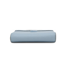 Load image into Gallery viewer, GUCCI Double G Compact Chain Wallet Light Blue701074 Leather
