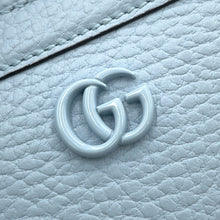 Load image into Gallery viewer, GUCCI Double G Compact Chain Wallet Light Blue701074 Leather
