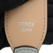 Load image into Gallery viewer, FENDI Strap You Ribbon Motif Light Gray/Green Leather
