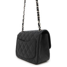 Load image into Gallery viewer, CHANEL Mini Matelasse ChainShoulder Bag BlackA35200 Caviar Leather Size 17

