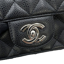 Load image into Gallery viewer, CHANEL Mini Matelasse ChainShoulder Bag BlackA35200 Caviar Leather Size 17
