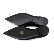Load image into Gallery viewer, HERMES Kelly ballet shoes Black Leather Size 36 1/2
