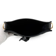 Load image into Gallery viewer, HERMES Evelyne Amazon Sangle Long Black/Gray Taurillon Clemence Size TPM
