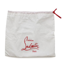 Load image into Gallery viewer, Christian Louboutin M Panettone round zip wallet with CL PARIS logo Gray/Black1235463 Canvas/Leather
