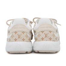 Load image into Gallery viewer, LOUIS VUITTON LV Olympia Sneakers DuneBeige1AHOL3 Patent Leather Monogram Size 37
