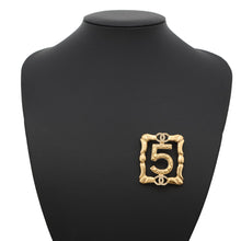Load image into Gallery viewer, CHANEL No.5 BroochABD760 Gold Plated Rhinestone
