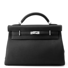 Load image into Gallery viewer, HERMES Kelly Maxi Inside Black Togo Leather Size 42
