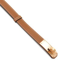Load image into Gallery viewer, HERMES Kelly belt Size 18 Gold Epsom
