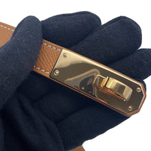 Load image into Gallery viewer, HERMES Kelly belt Size 18 Gold Epsom

