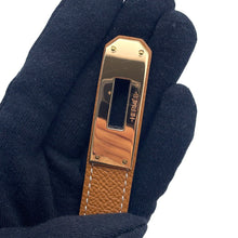 Load image into Gallery viewer, HERMES Kelly belt Size 18 Gold Epsom
