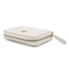 Load image into Gallery viewer, CHANEL Classic zip coin purse WhiteAP0216 Caviar Leather
