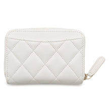 Load image into Gallery viewer, CHANEL Classic zip coin purse WhiteAP0216 Caviar Leather
